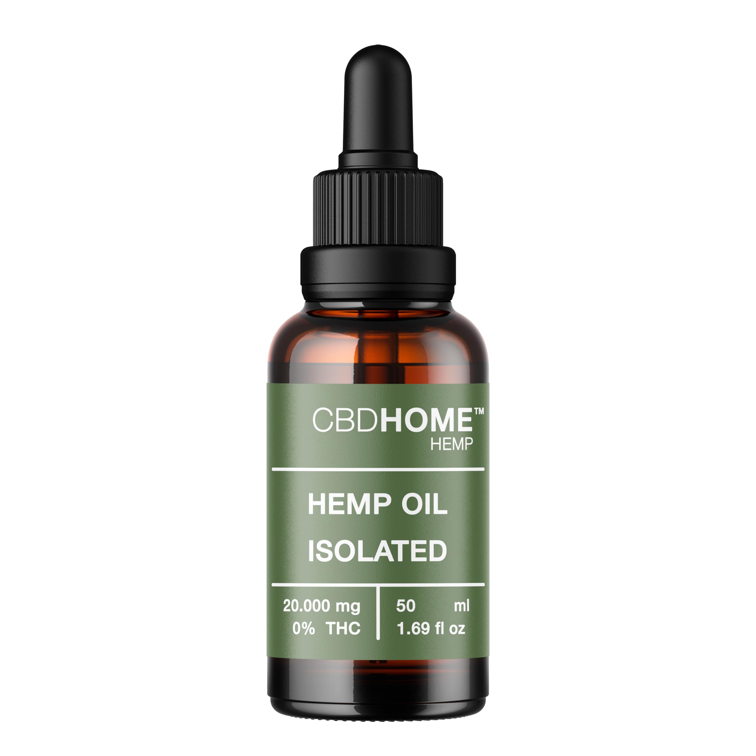 Aceite de Semilla de Cáñamo Isolated 40% - 50 ml - Base de Coco y Semilla de Cáñamo Ecológico - Prensado en Frío - Sin Aditivos ni Disolventes - 100% Vegetal - Certificado Ecológico UE