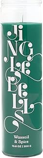 Candles Spark Collection, Naturally Scented Candle, 10.6 Ounces, Jingle Bells (Wassail & Spice)