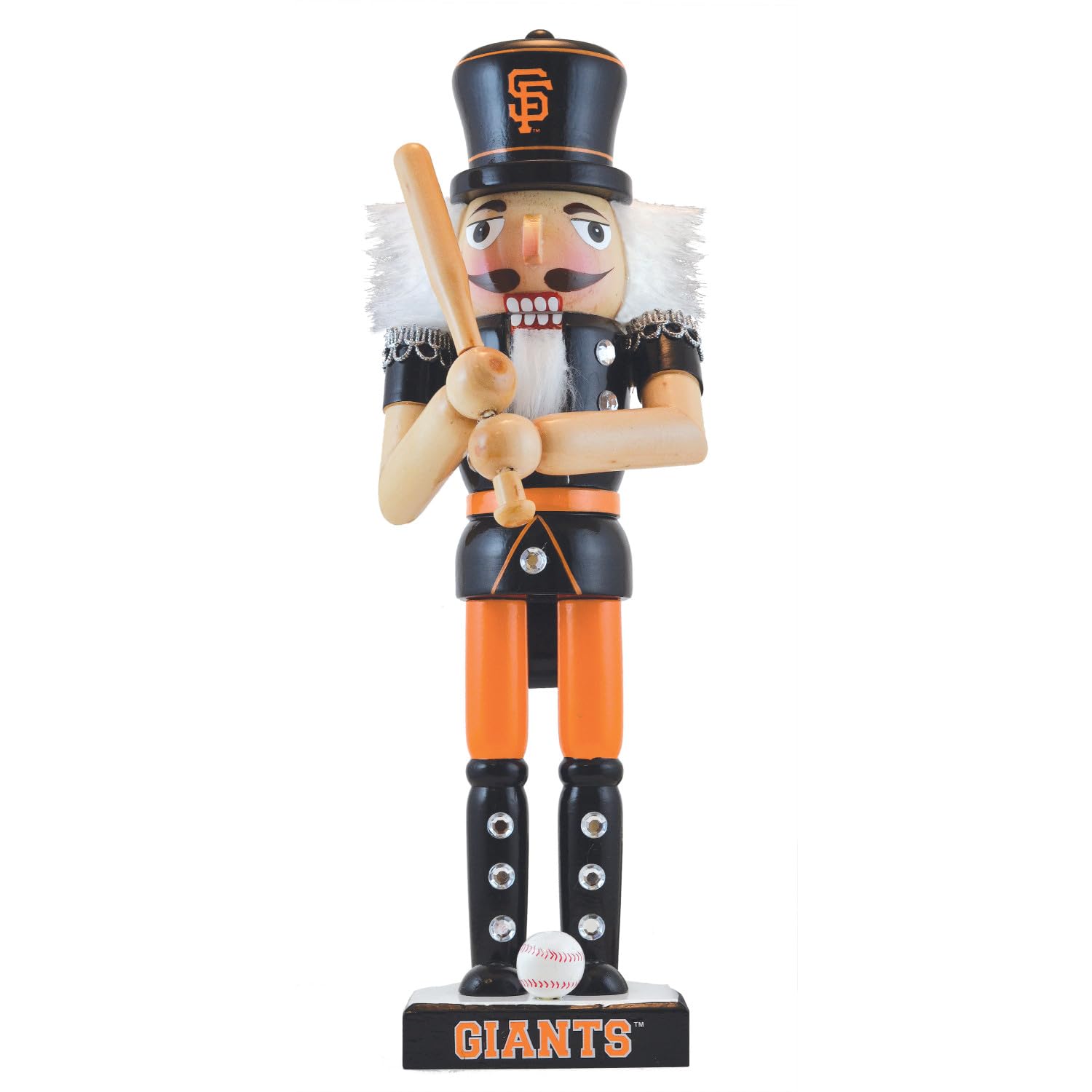 Masterpieces Game Day – MLB San Francisco Giants – Casse-Noisette en Bois Peint par équipe