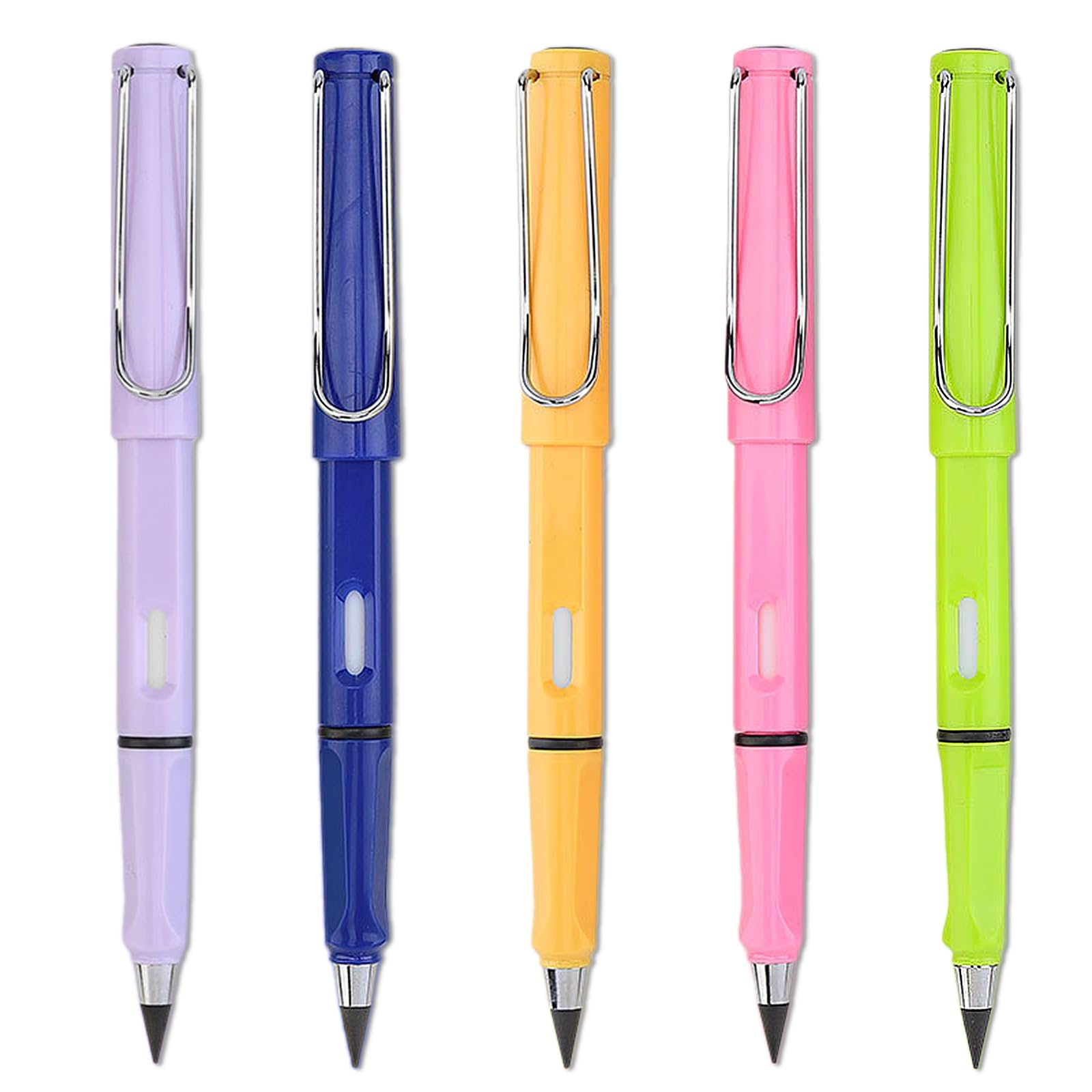 5 ink-free pencils with replaceable head unlimited pencil ink-free pencil with eraser for writing permanent ink-free pencils for school offices