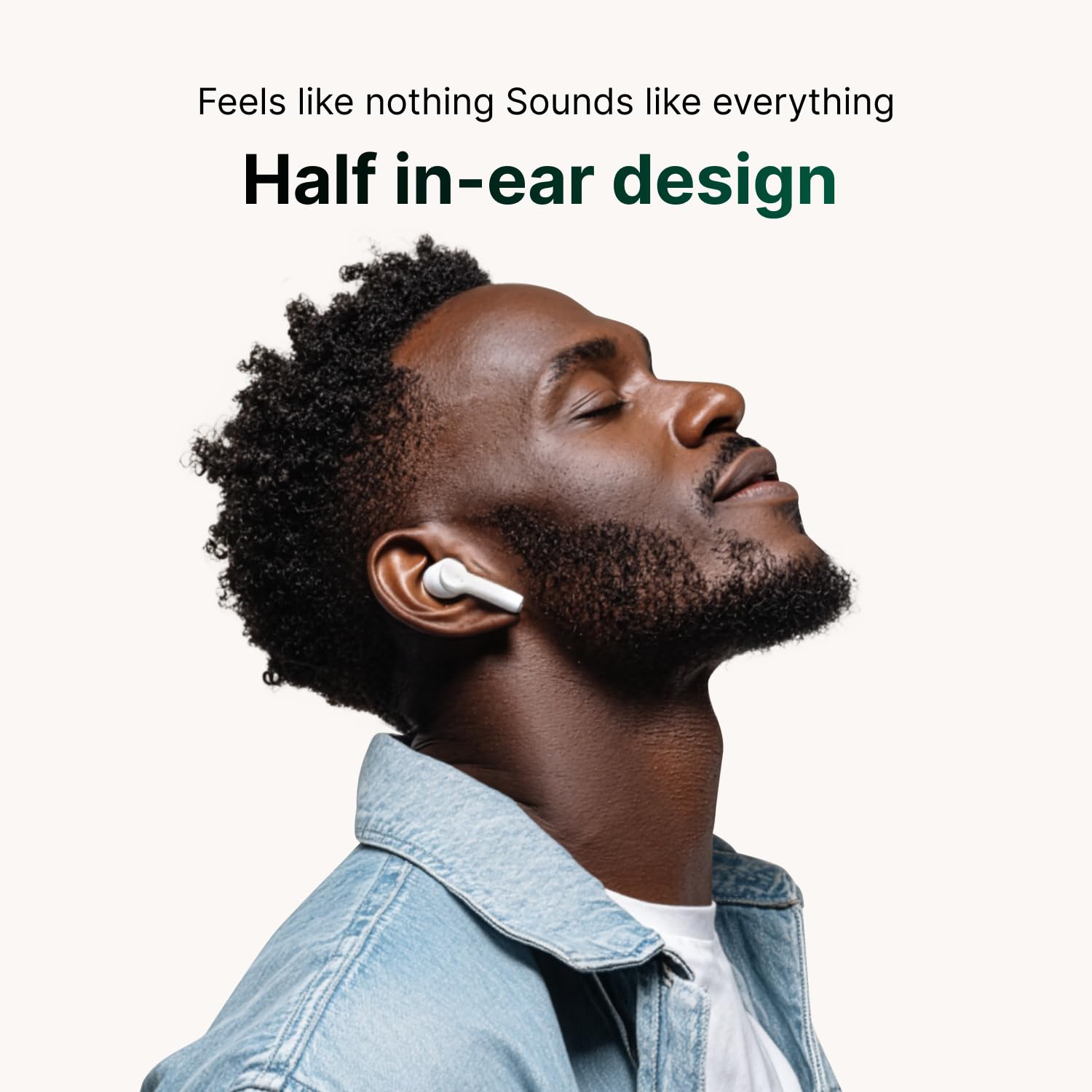 Noise Buds Mini Truly Wireless Earbuds (2026) | Half in-Ear Design | 40H Playtime | Quad Mic ENC for Clear Calls | 13mm Driver | Low Latency Gaming Mode | BT v5.3 | IPX4 Sweat Resistant - Snow White — Amazon image 3