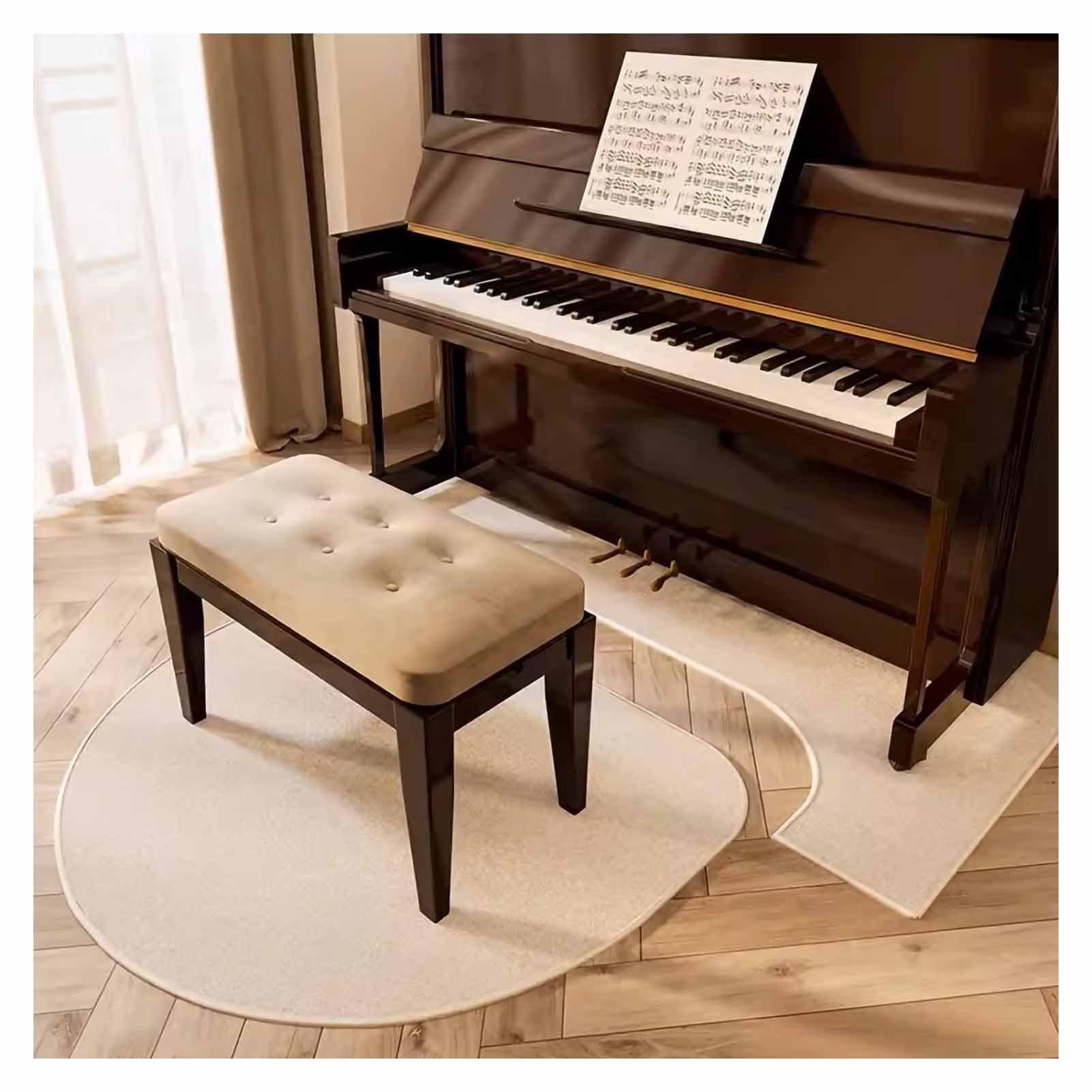 Tapis pour piano droit insonorisant 70x160cm réduction bruit
