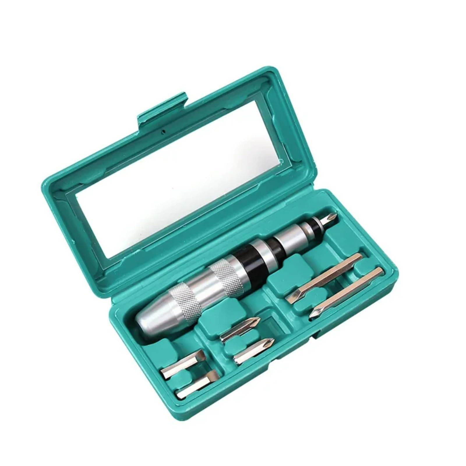 Amrttwy Green Screwdriver, Impact Driver Screwdriver Hand Tools Portable For Loosening Bolts Remove Stubborn Fasteners Set(8Pcs)