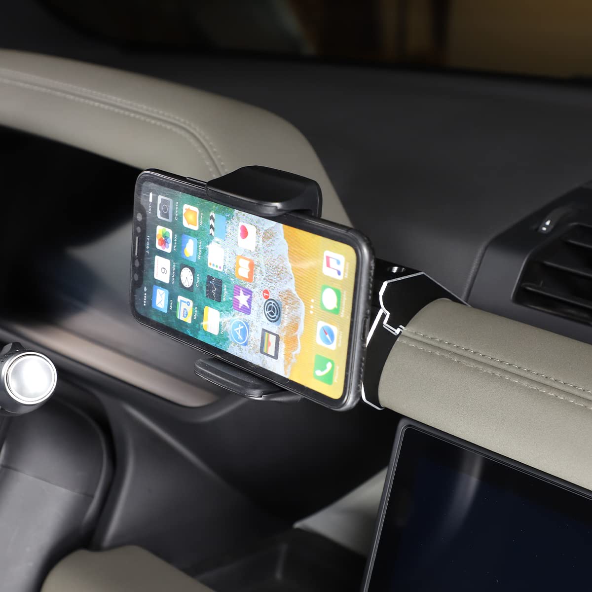 Supporto per cellulare per auto GPS per LR Defender 110 90 130 2020-2023 (stile D)