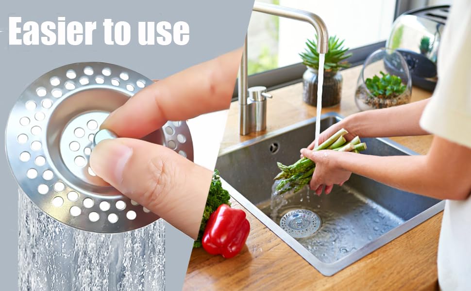 2 Filtri Per Lavello Da Cucina In Acciaio Inox - Diametro Esterno 11 Cm X Altezza 2 Cm Anti Intasamento Resistente Alla Ruggine Maniglia Sollevabile 85891790