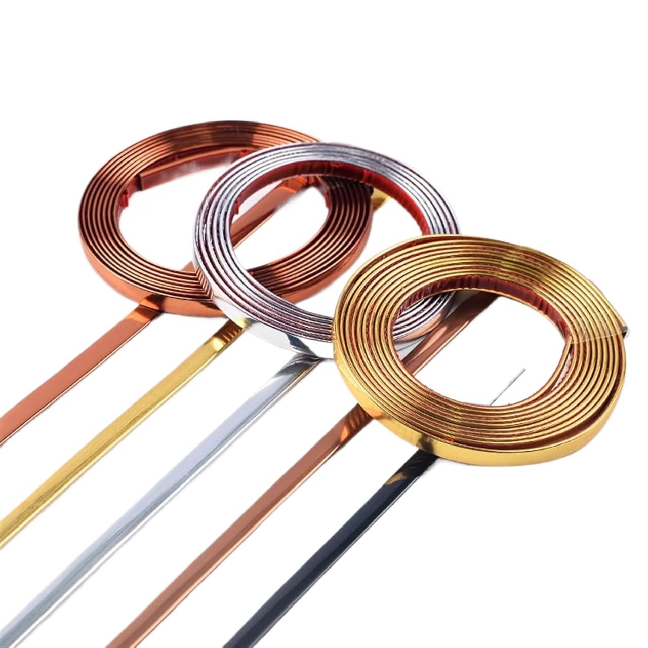 Flexible Molding Trim, Metal Trim Edging Strip for Laminate Beading, Molding, Caulk Multicolor Multiple Sizes(Black,10mx10mm)