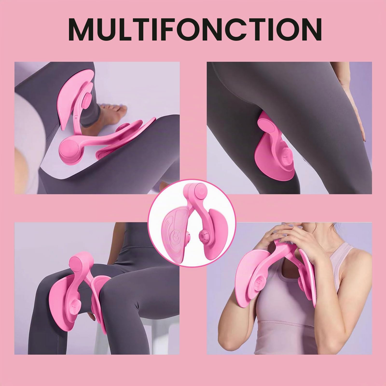 Hip Trainer, Entraineur De Muscle Pelvien avec 1 Bande De Résistance | Appareil de Musculation pour Muscles Du Plancher Pelvien, Fessiers, Cuisses, Veaux, Bras