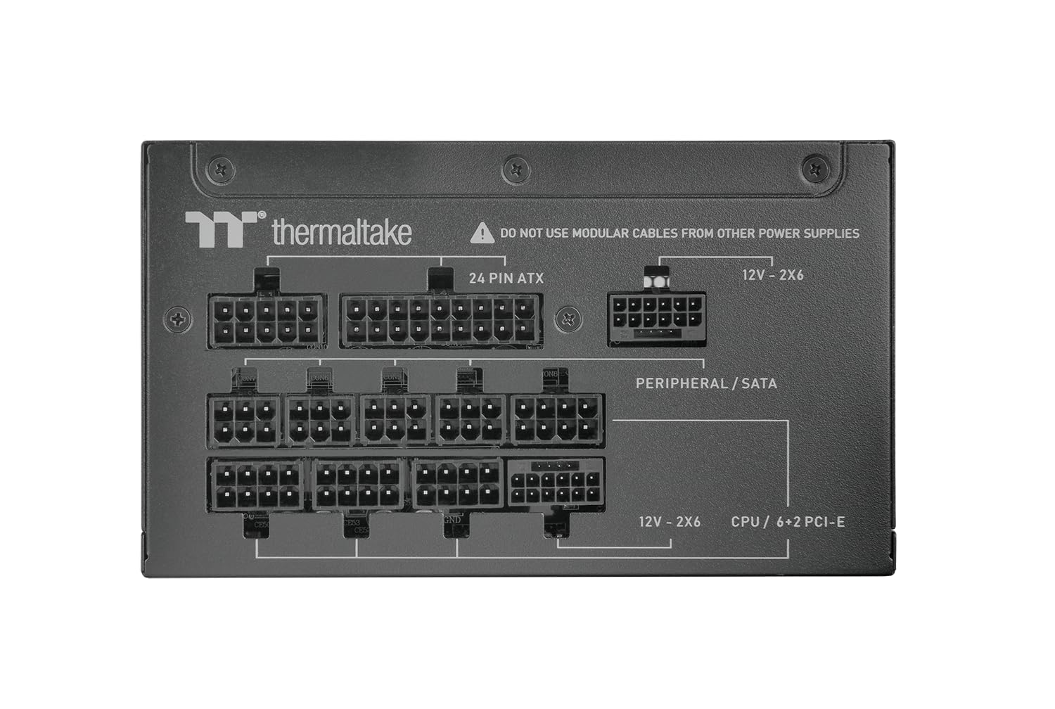 Thermaltake Toughpower GT 1200W | ATX 3.1 | PCIe 5.1 12V-2x6-Anschluss | ultraleise Smart-Zero-Funktion | Low Profile Kabel | 80+ GOLD | Modular