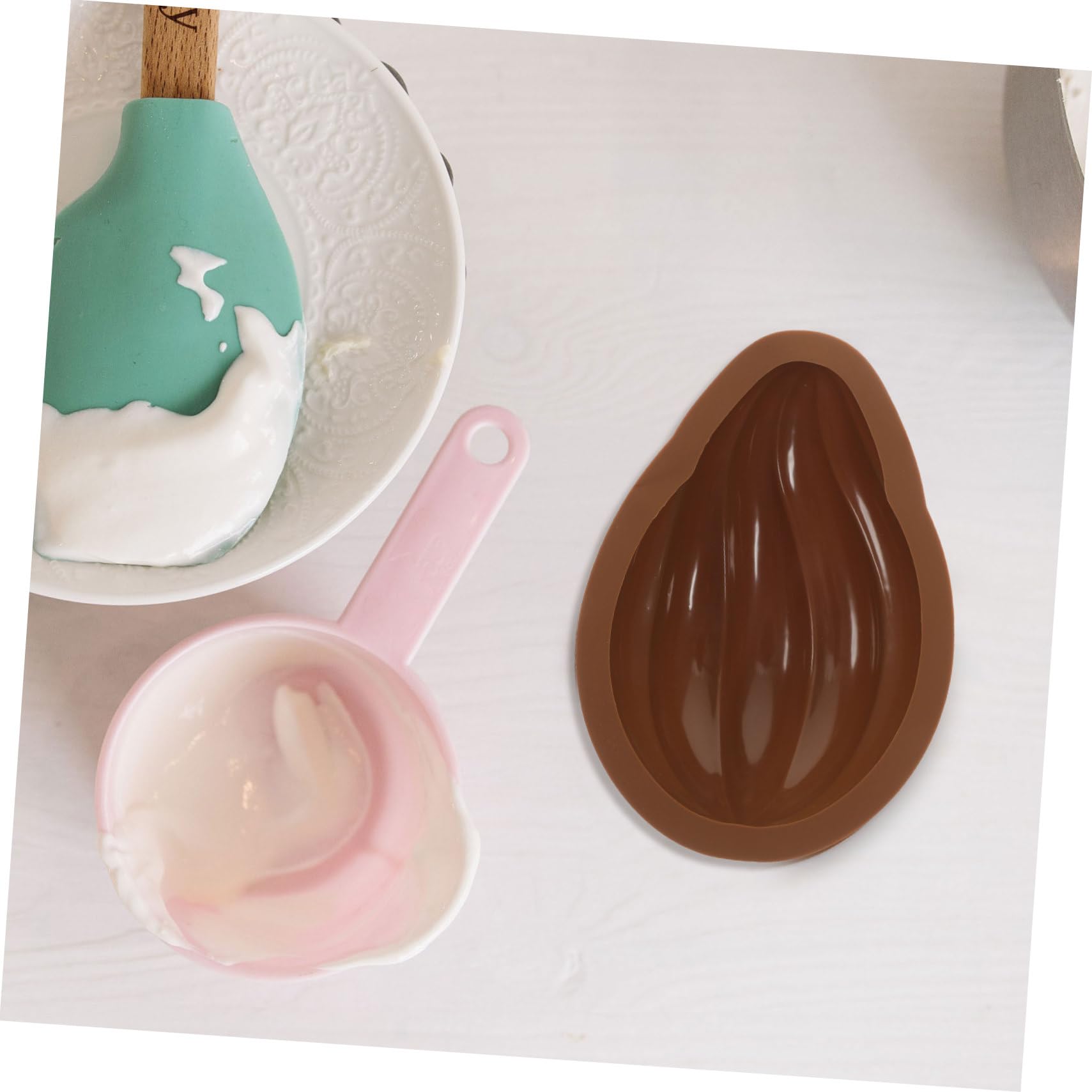 Zerodeko 5piezas Molde De Silicona Para De Pascua Utensilio De Repostería Para Chocolates y Postres Para Crear Deliciosos Huevos De Chocolate Celebraciones De Pascua