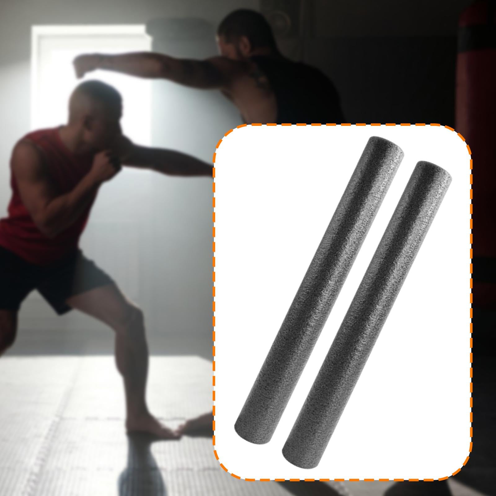 2 Bastoni da Boxe Bastoni da Allenamento Bastoni da Sparring in Schiuma Attrezzatura per Aumentare La velocità per L'allenamento Sportivo Giovanil