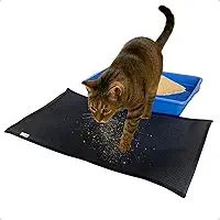 Tapete Higiênico Coletor De Areia Slim EVA 60x35cm Caixa de Areia Sanitário Para Gatos Anti Sujeira Impermeável - Petliz