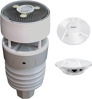ECOWITT Wittboy Wireless Weather Station with Outdoor Sensor GW2001, 7-in-1 Outdoor Solar Powered Weather Station Array, ...