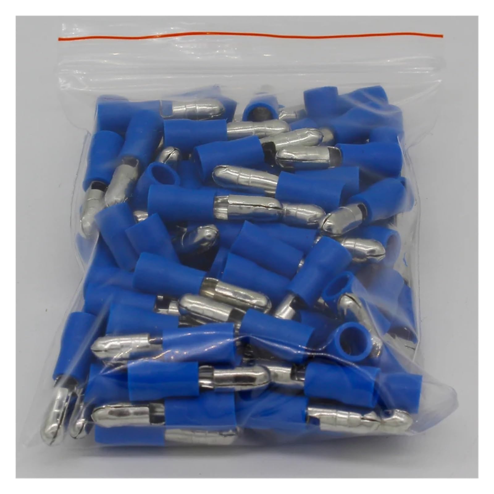 QMKADFQXF MPD2-156 MPD2.5-156 100PCS Shaped male Insulating Joint Wire Connector Electrical Crimp Terminal AWG16-14 MPD