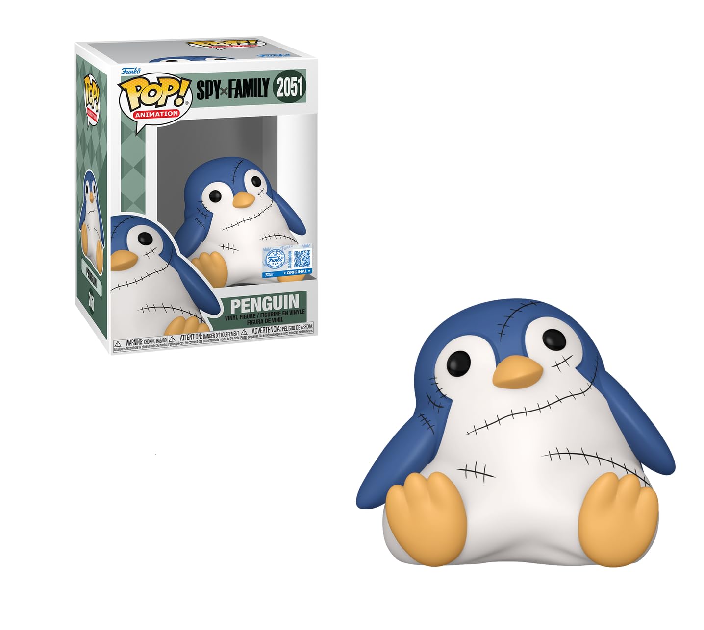 Funko Spy X Family Penguin with Stitches Exclusive Pop Vinyl Figure 2051