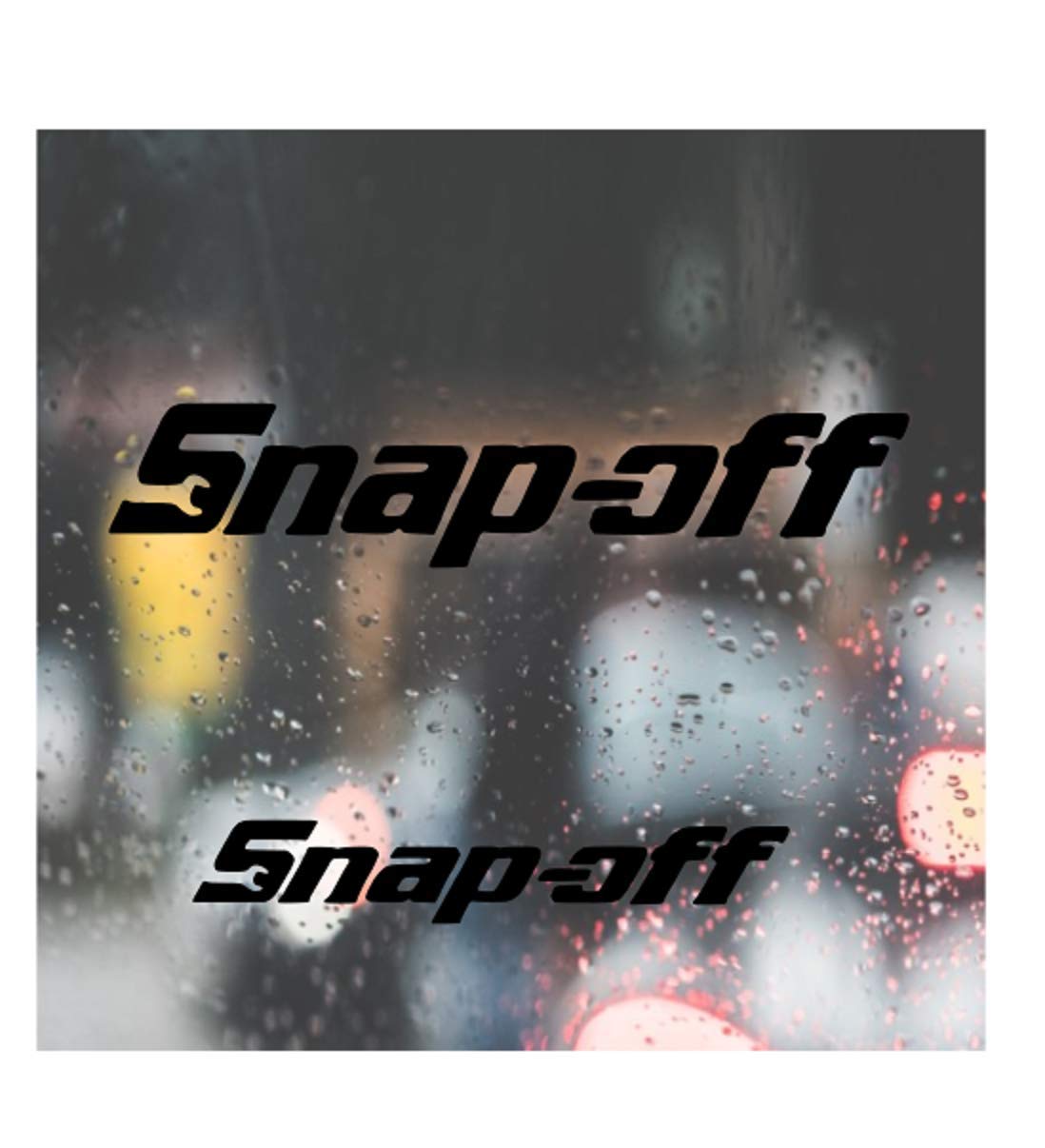 LWL Design Custom Decal for Snap-Off Tool Vinyl Die Cut Decal Bumper Sticker / Auto Graphics Car Side Decals Stickers / Windows / Cars /Trucks / Laptops / Etc. / Black