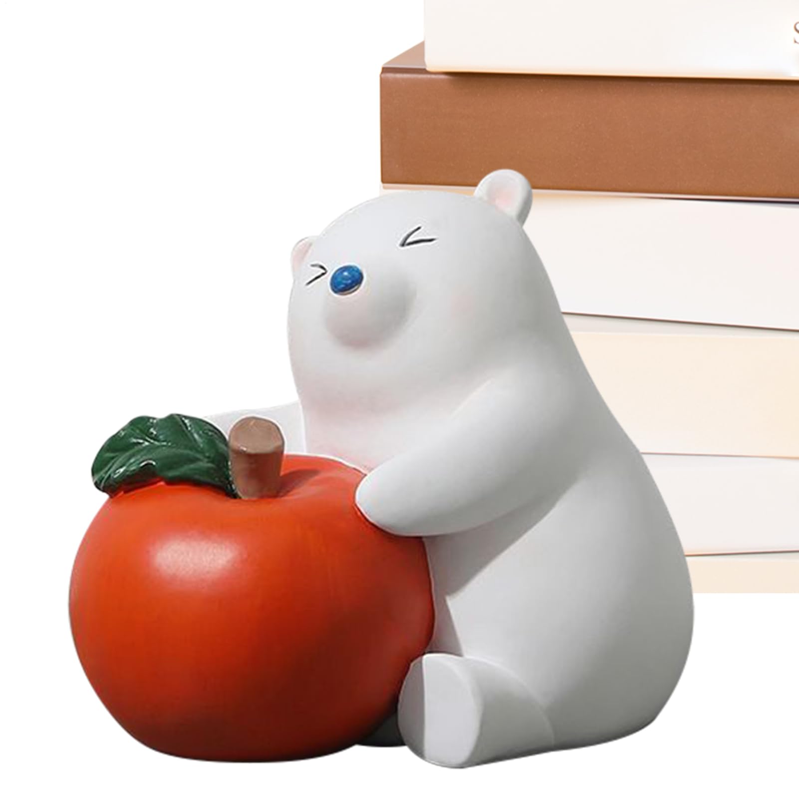 Statue en résine de lapin décorative pour étagère et bureau
