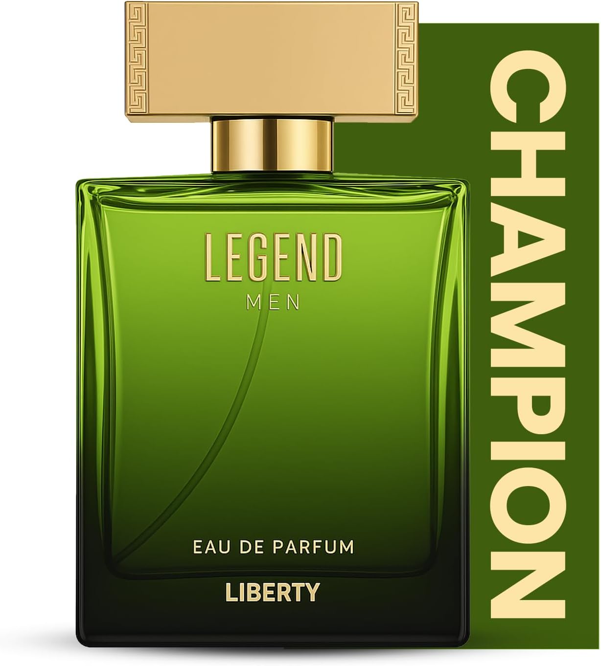 Liberty LUXURY Legend parfum (100 ml / 3.4 oz) voor mannen, oriëntaals, grapefruit, zoete roos, kruiden, sensuele tonen, langdurige geur, eau de parfum (EDP) – (Legend)