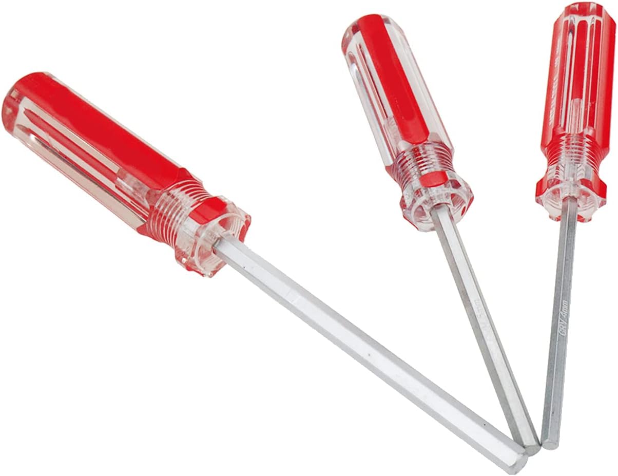 Hex Head Screwdriver Set Hex Allen Screwdriver Set Three Sizes H4mm, 5mm, 6mm