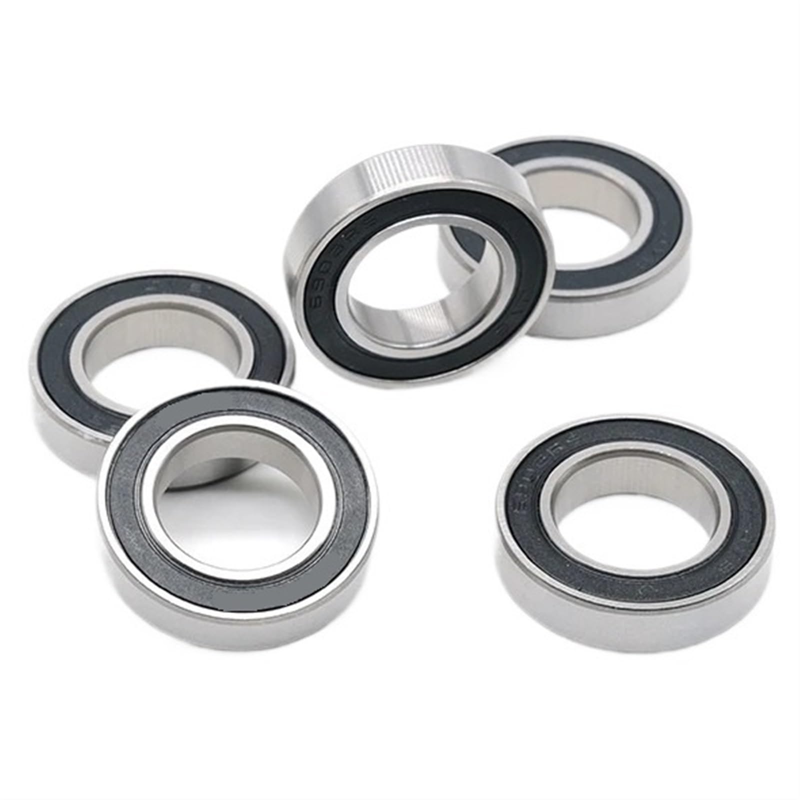 Deep Groove Double Rubber Seal Bearings 4 Pieces Bearing 163110 16x31x10 163110-2RS 163010 Shielding Ball Bearing Bicycle Bearing Axis Flower Drum Bearing