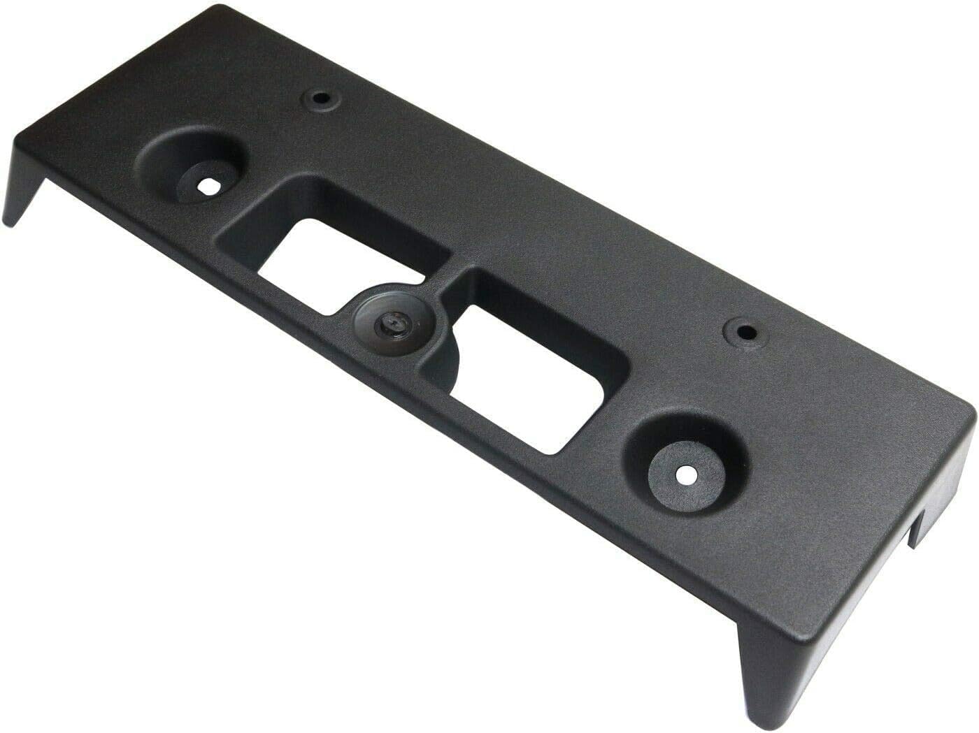 I-Match Auto Parts Front Bumper License Plate Mounting Bracket Frame Tag Holder Black Textured Finish Made of PP Plastic for 2008-2015 Nissan Armada 96210ZQ00A NI1068131