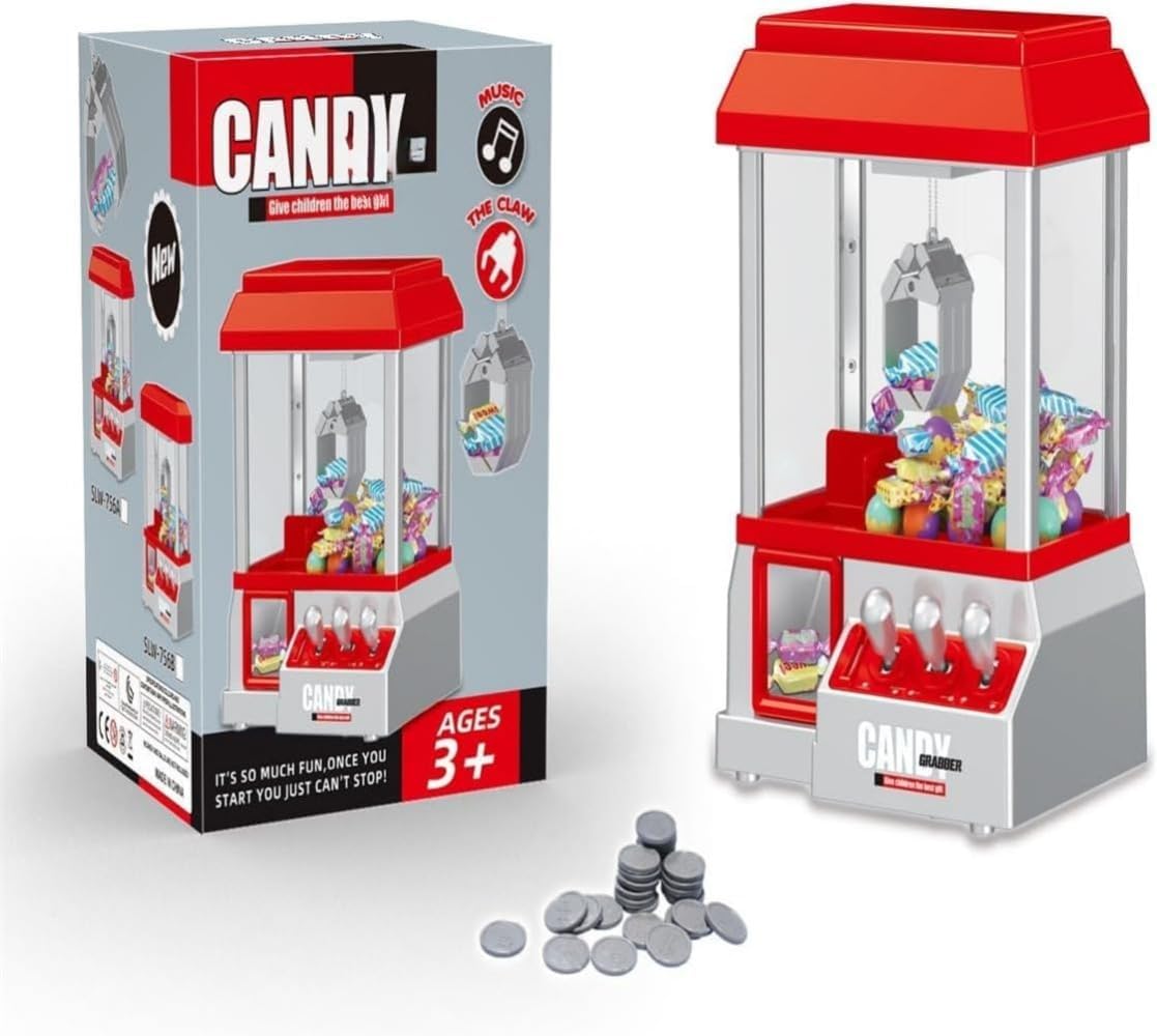 Amazon |  クレーンゲームクレーンキャッチャーUFOキャッチャーおもちゃ本体のコイン付き音声BGMゲームバッテリー式コインゲームパーティーおもちゃ卓上おもちゃ家でもゲームが楽しめる、最高のパーティー用品  | バランスゲーム | おもちゃ