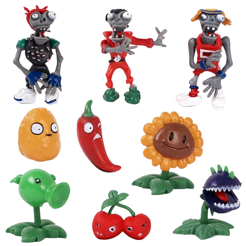 Plants vs. Zombies Mini Figures Set - Collectible Clown Zombie Toys for Kids
