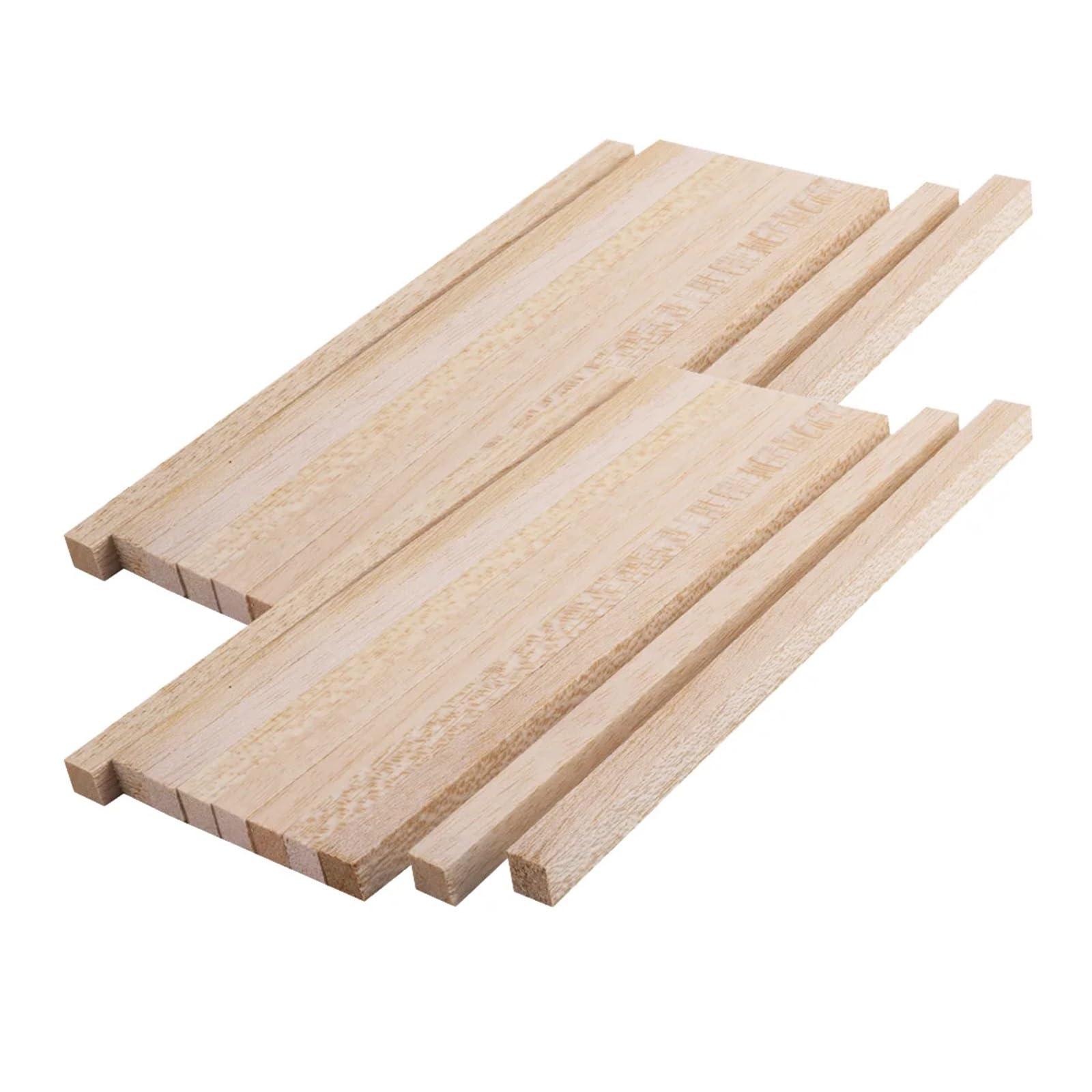 Varillas de madera, Palitos de madera for manualidades de 8 pulgadas x 0,39 pulgadas, paquete de 30