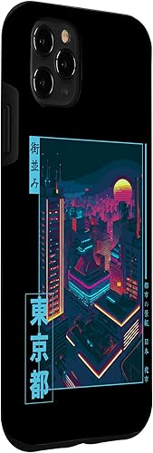 Miniatura 3 de Funda estética japonesa Vaporwave City Tokyo para iPhone 11 Pro Max