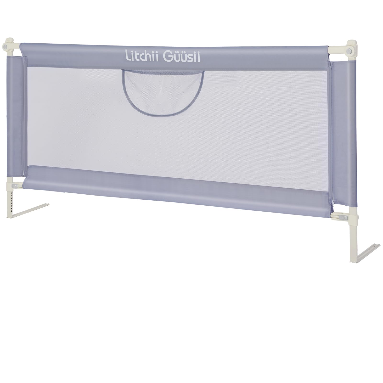 Barrière De Lit Enfant Réglable 72-100cm - Anti-Chute, Lavable, Montage Sans Outils
