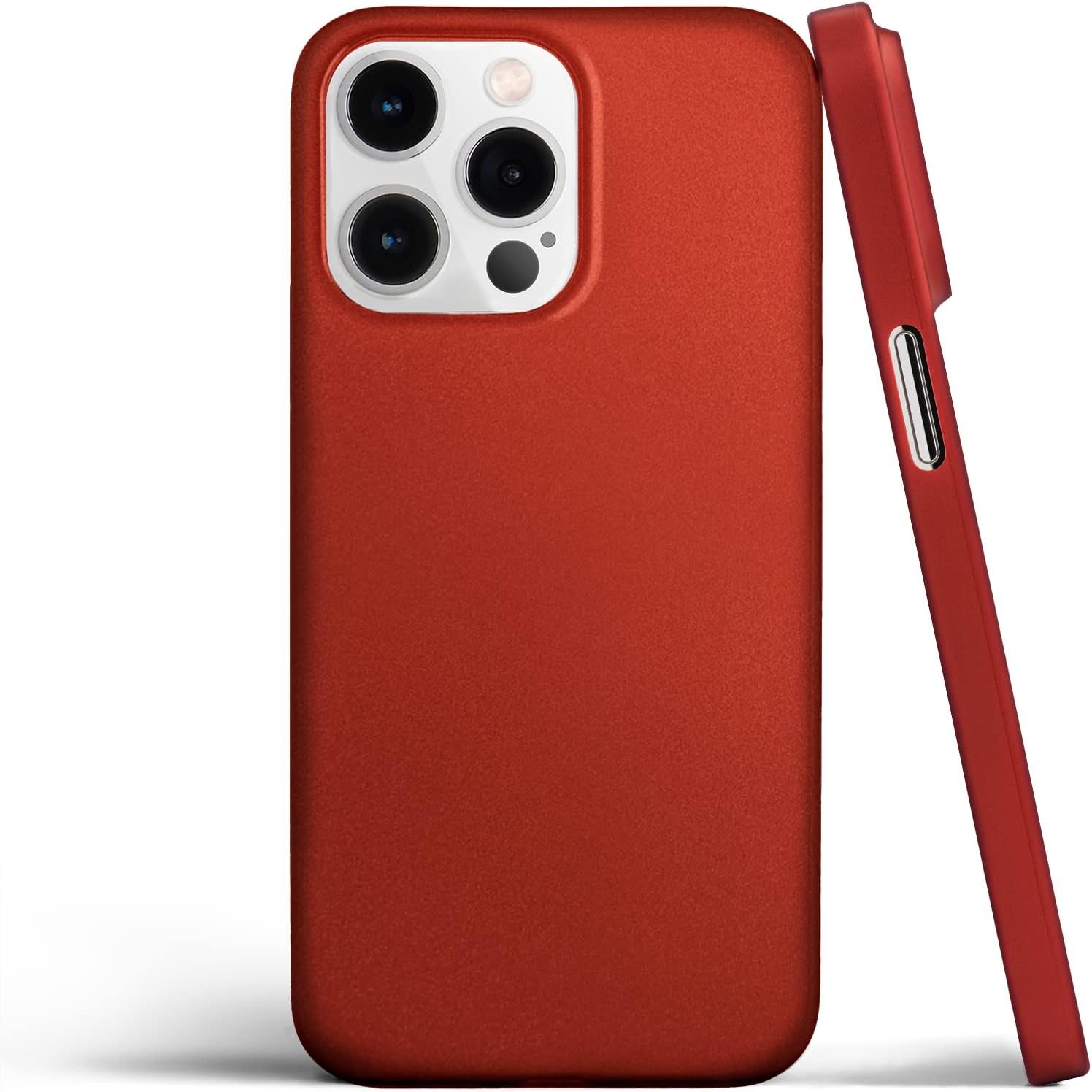 totallee Thin iPhone 15 Pro Case, Thinnest Cover Ultra Slim Minimal - for Apple iPhone 15 Pro (2023) (Red)