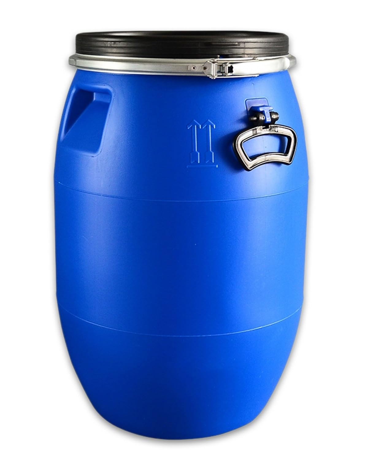 Plastic Drum, Plastic Barrel with Lid, Food Grade Barrel, Airtight Shipping, Industrial Storage Container