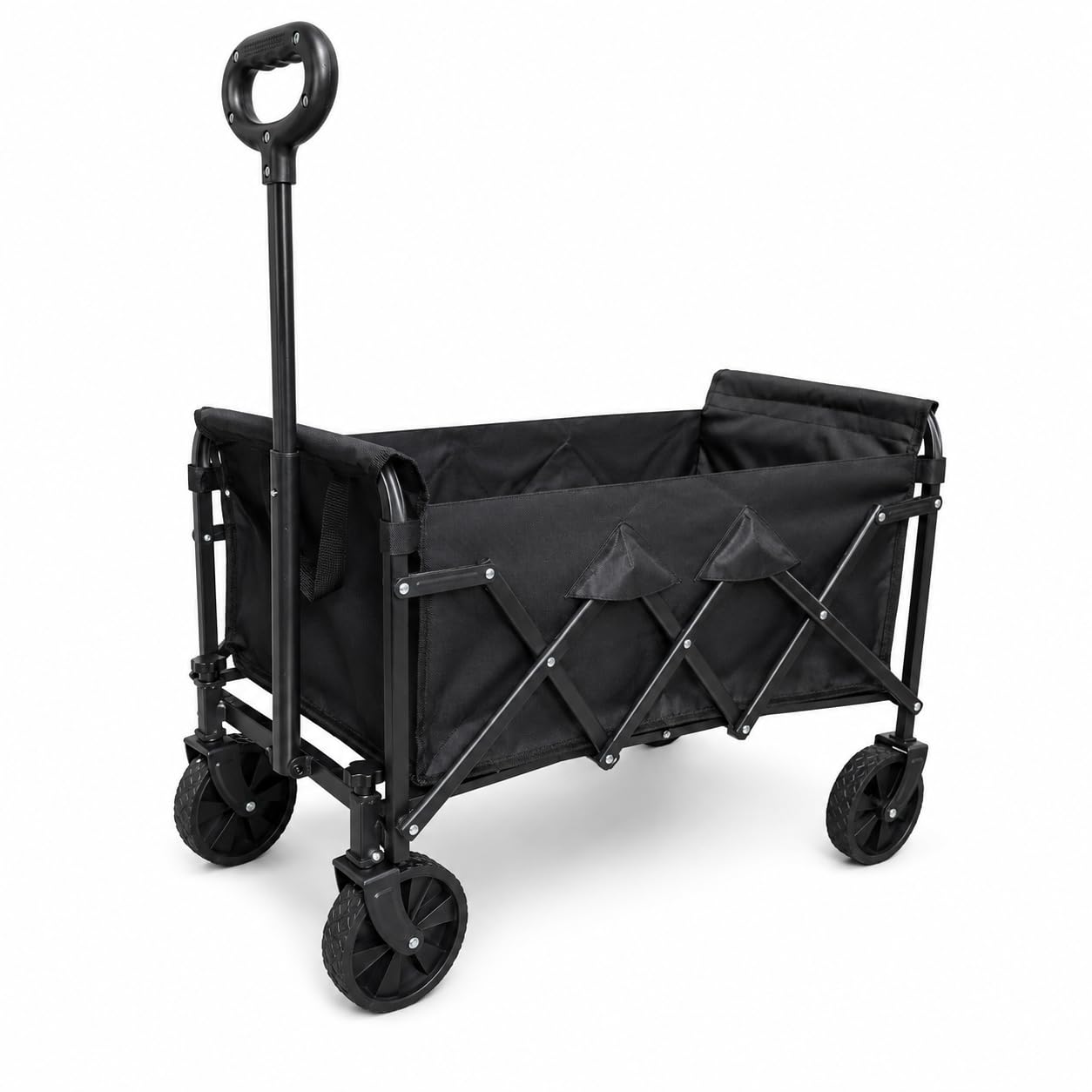 Carrello pieghevole con ruote – Carrello pieghevole fino a 200 kg – Leggero, compatto e adatto a terreni per spiaggia, campeggio e shopping | VOZIPRO