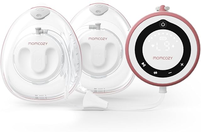 Momcozy Breast Pump V1, Hands-Free & Portable Double Electric Breast Pump