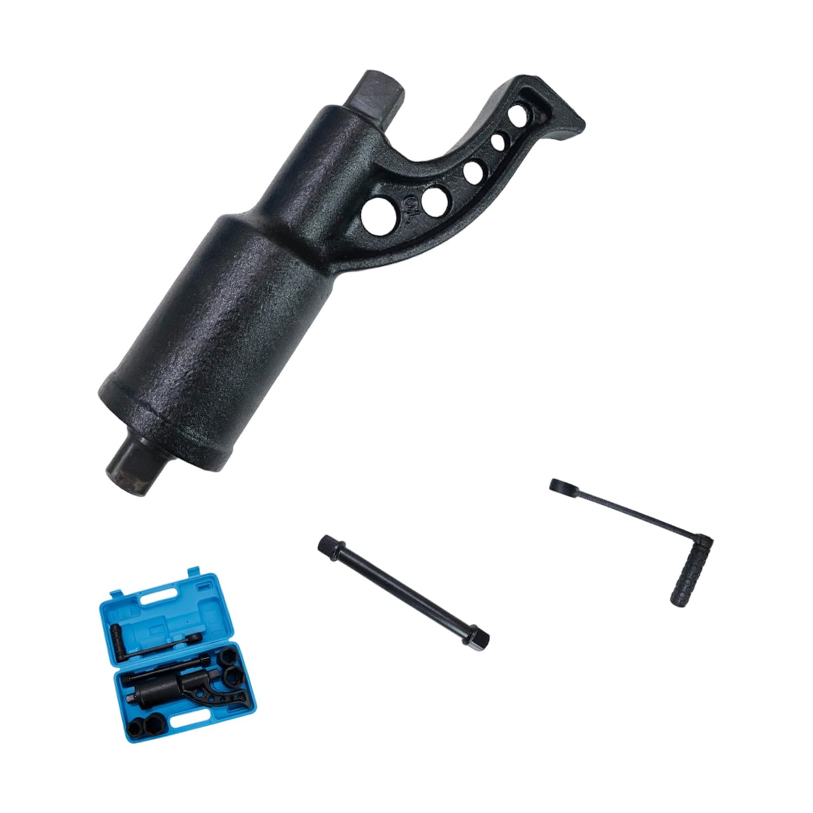 Hsioluted No Sleeve Professional Utilize Principle Tire Removal Tool Multiple Functional Port Couplers Permanent Mild Steel Plan For Commercial Automobiles High Torque Lug Wrench For Semi Trucks Ergonomic Truck Tire Tool