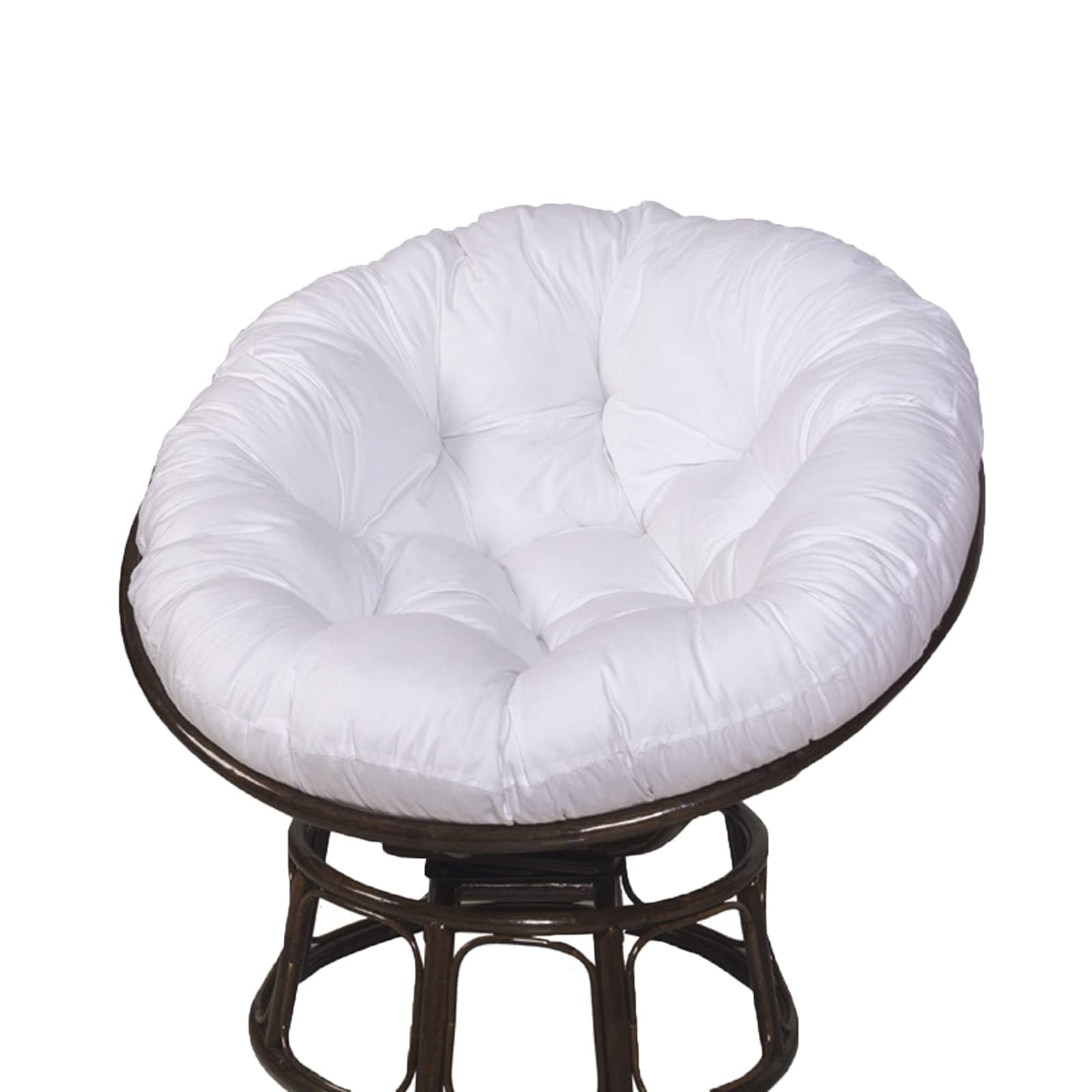 Table en rotin lavable pour grande chaise ronde facile à nettoyer