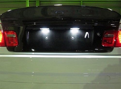 Miniatura 4 de iJDMTOY OEM-Fit - Kit de luces LED completas para placa de matrícula de 3 W, compatible con BMW 1998-2003 E46 Pre-LCI 325ci 330ci Coupe, 2000-2001
