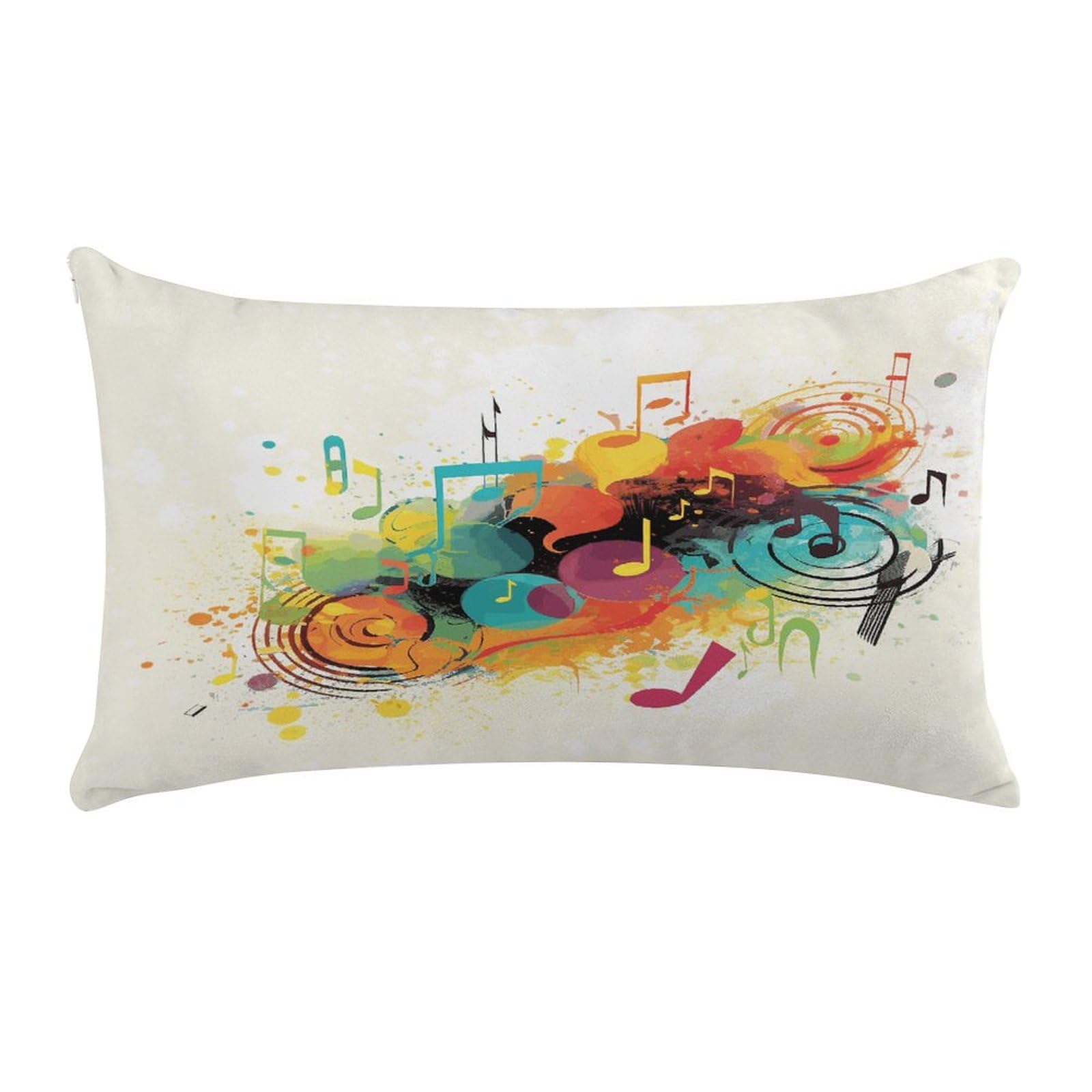Funda de almohada lumbar rectangular súper suave para aliviar la tensión de la espalda