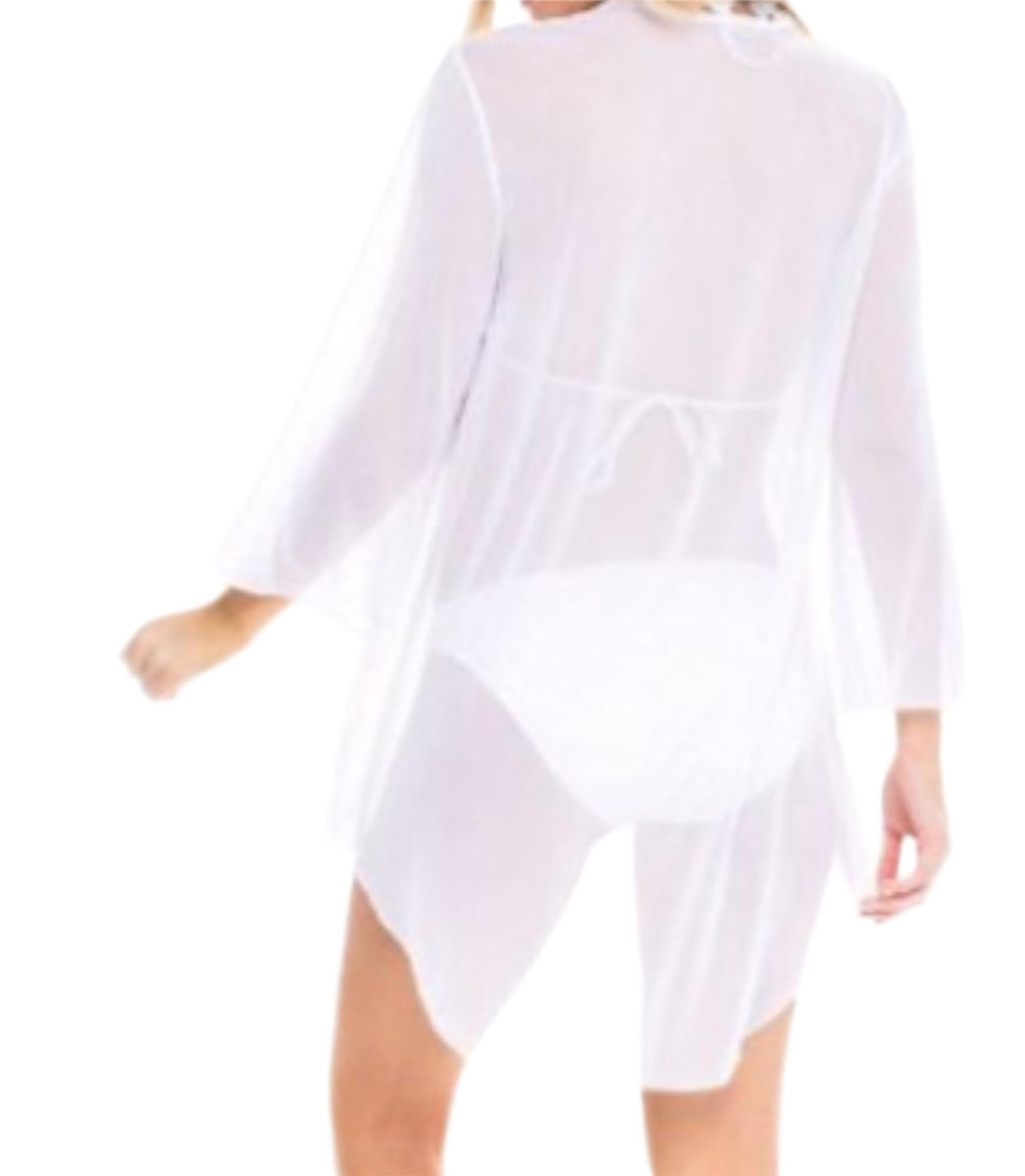 Mrugneni DN- 528- V-Neck - 26 inches Tunic Tops (2XL, White) 1