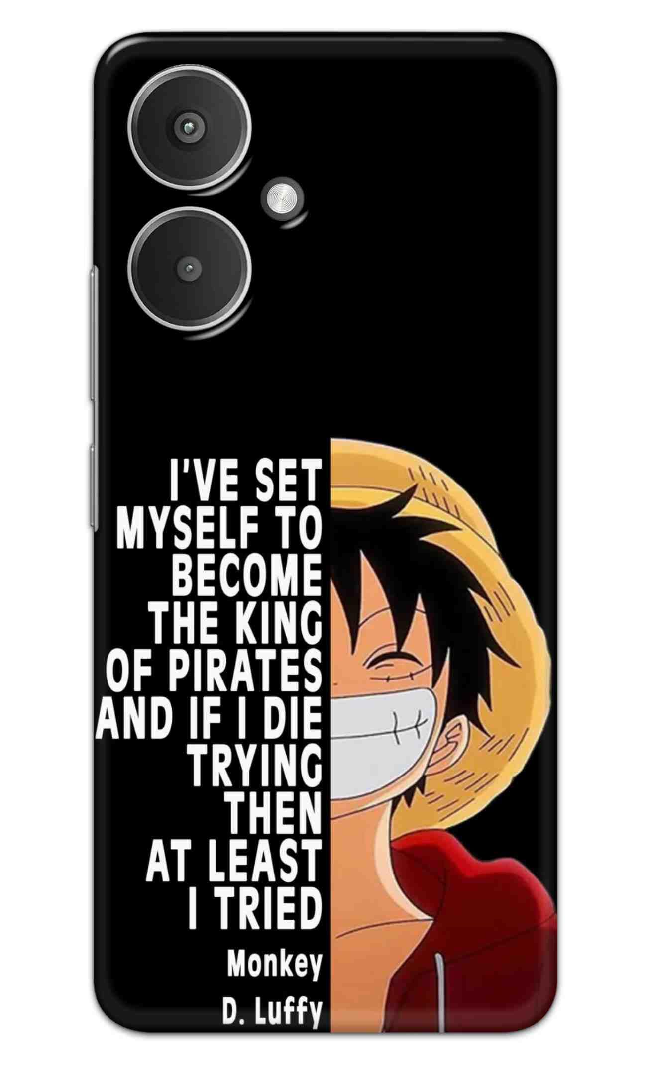 NDCOM for Redmi 13C 5G Back Cover, Poco M6 5G Back Cover, Durable Protection for Redmi 13C Back Cover Anime One Piece Monkey D. Luffy (B0D5M4K9NQ) Amazon Price History, Amazon Price Tracker