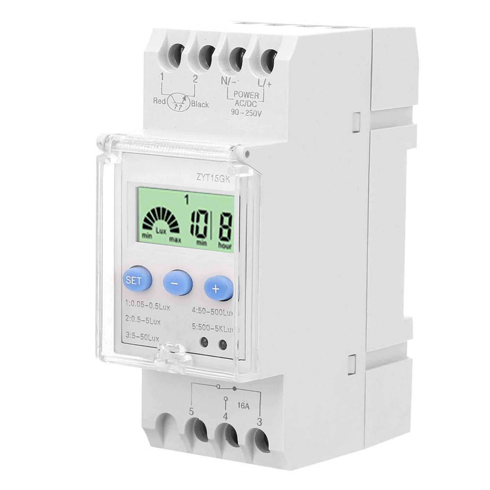 Light Control Induction, Time Photo Control Switch with Large Screen Digital Time Relay, for Rice Cookers Boosters-image-30