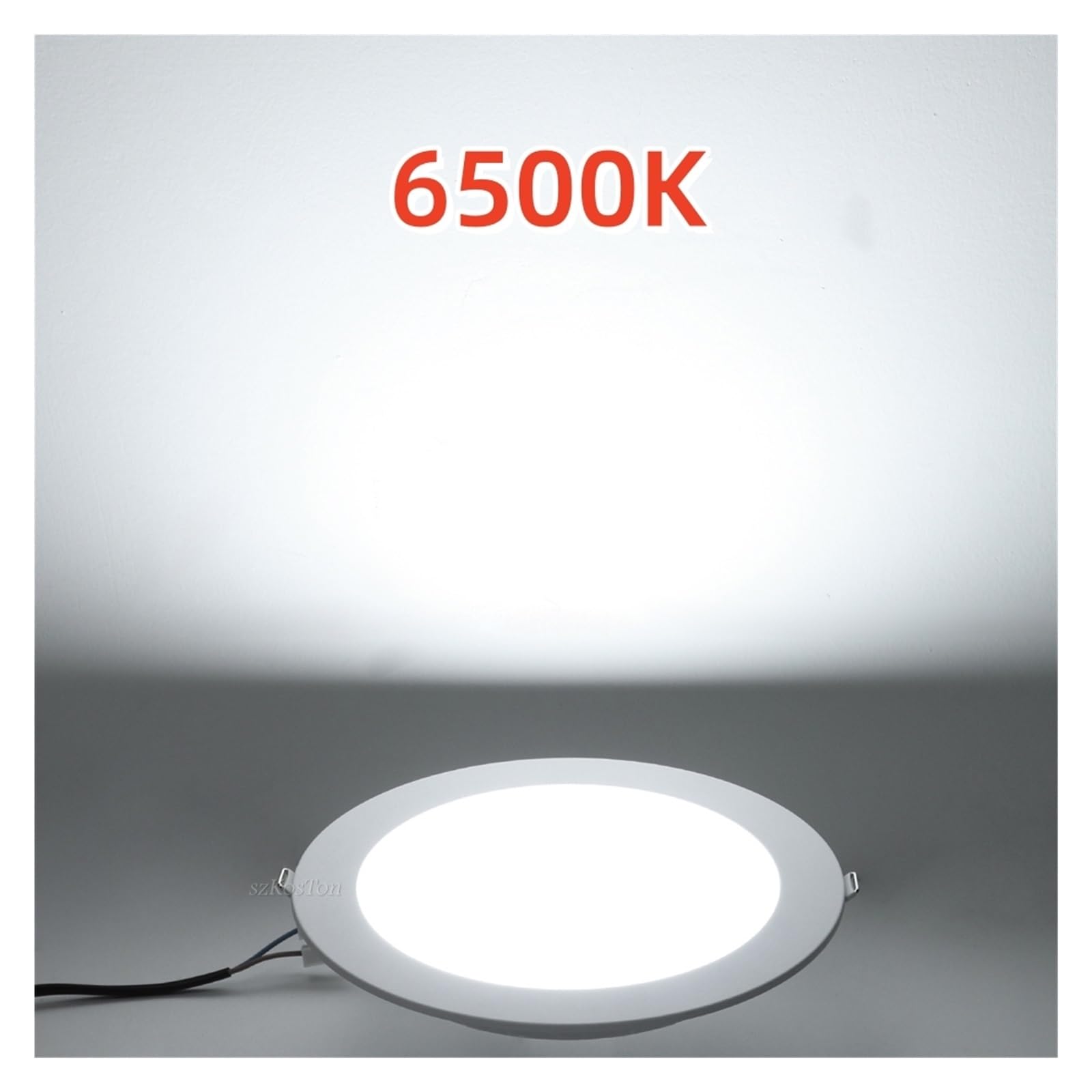12/6 szt. Oprawa LED typu Downlight AC220V Oprawy wpuszczane w sufit Okrągły panel Lampa punktowa