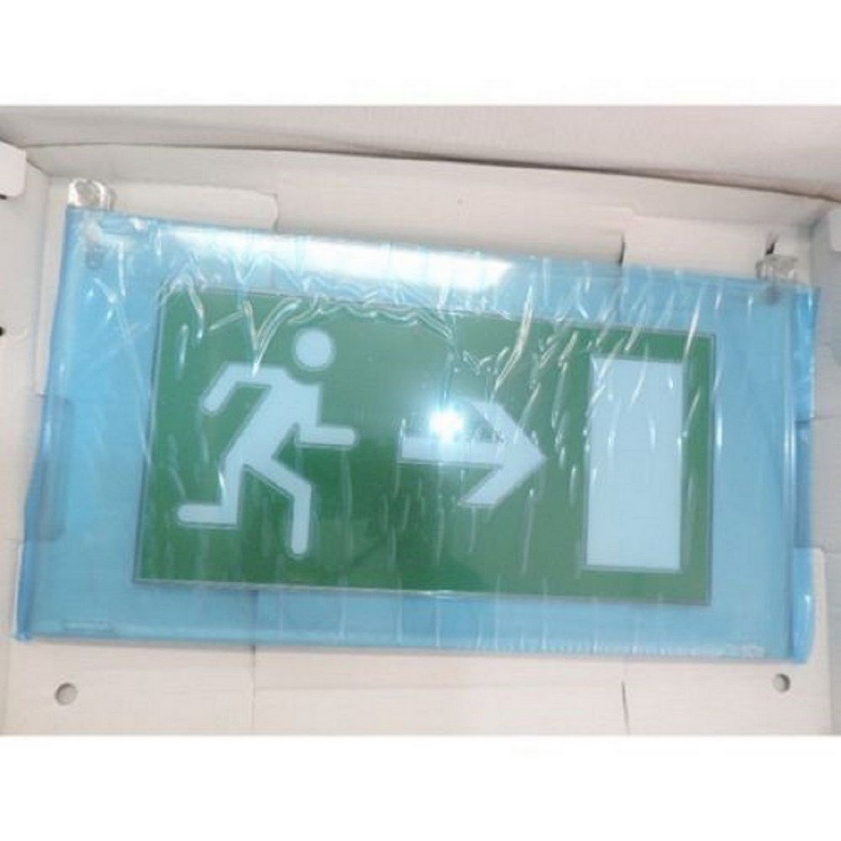Legrand Beauty 060770 – Placa señalización Plexi Baes Arcor salida flecha Horizontal