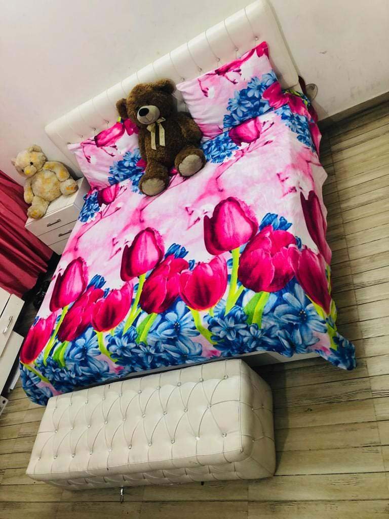 Buy AR's Merchandise Attractive Design One Double Bed Woolen Bed Sheet