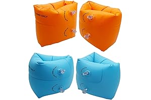 10Leccion 2 Pack Inflatable Arm Floaties for Toddlers