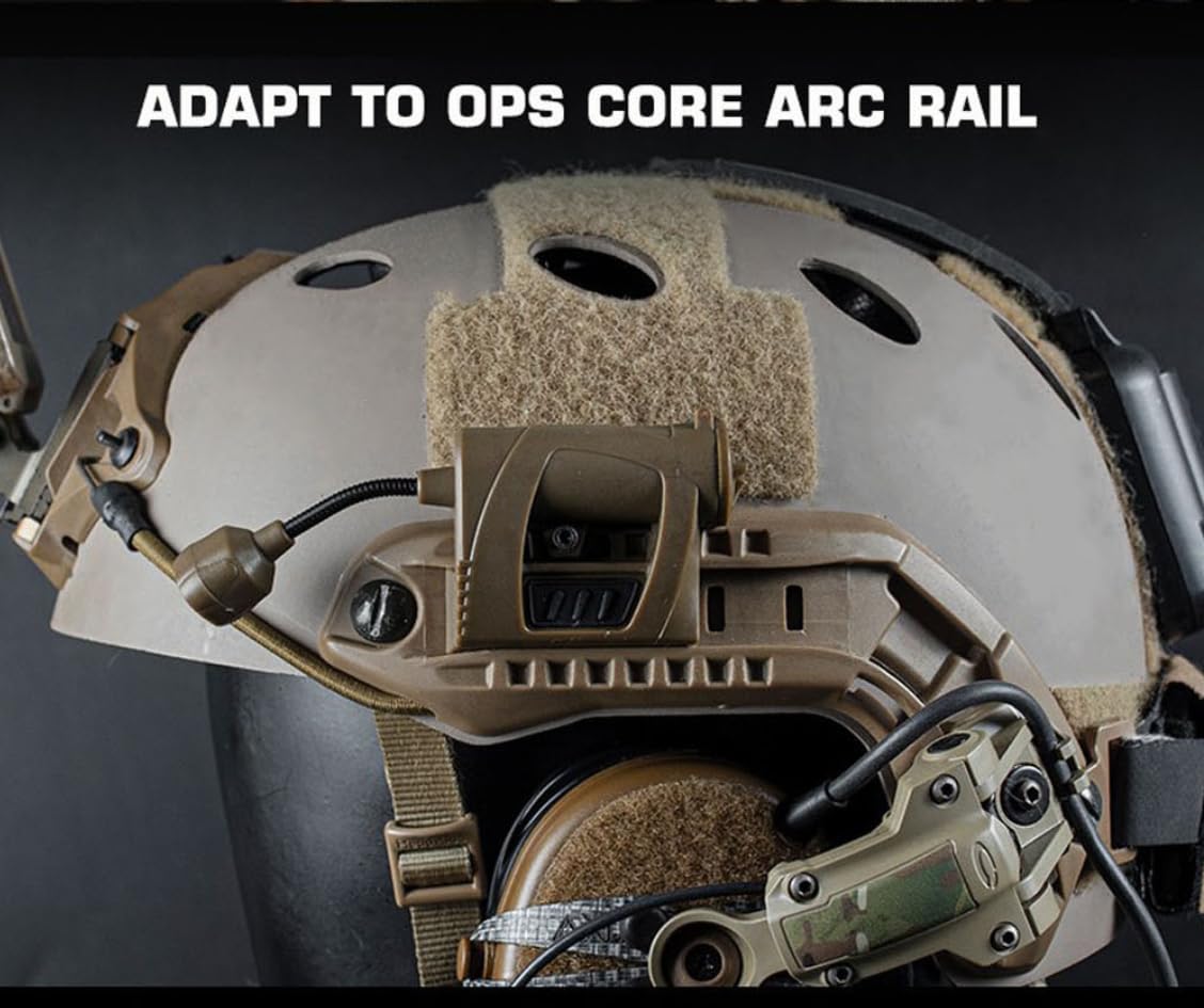 ACEXIER Taktischer Helm Lichtladung Mpls 4 Umwandlungsmodi Airsoft-Helmlampe Energiesparende Jagd Militär Fast Helm Taschenlampe