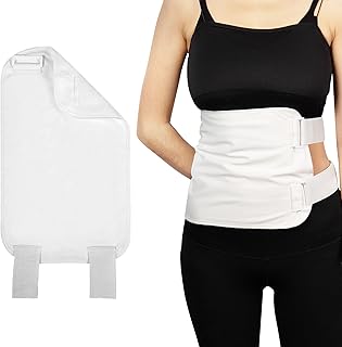 MADHOLLY Castor Oil Pack Wrap- Reusable Organic Castor Oil Pack Kit for Liver Detox- Bamboo Cotton Castor Oil Pack Compress with Storage Bag for Constipation Inflammation (Oil Not Included)