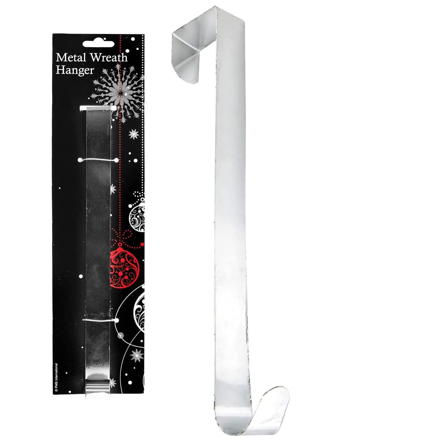 VFM - Silver Metal Wreath Hanger for Christmas Wreaths