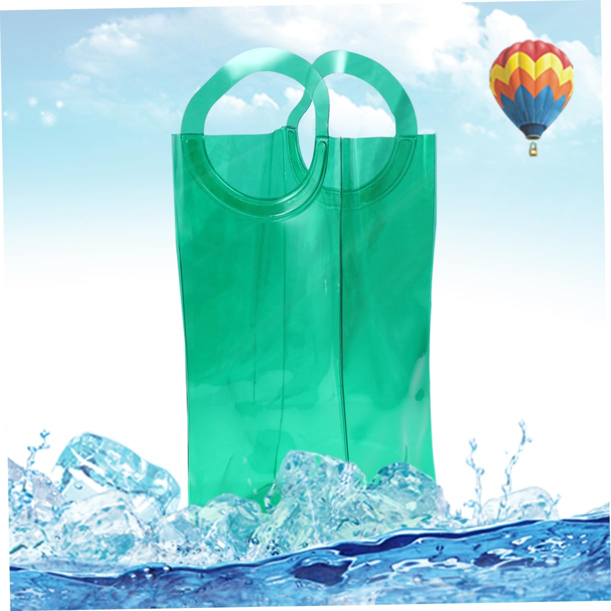 MAGICLULU Wine Bottle Freezer Bag Car Handle Assist for Elderly Wine Cooler Gel Bag Wine Chiller Bag Wine Carrier Portable Wine Cooler Sound Deadener Roller Wine Cabinet Outdoor Cooler Bag