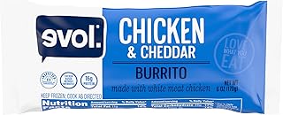 Evol Chicken Bean and Rice Burrito, 6 Oz