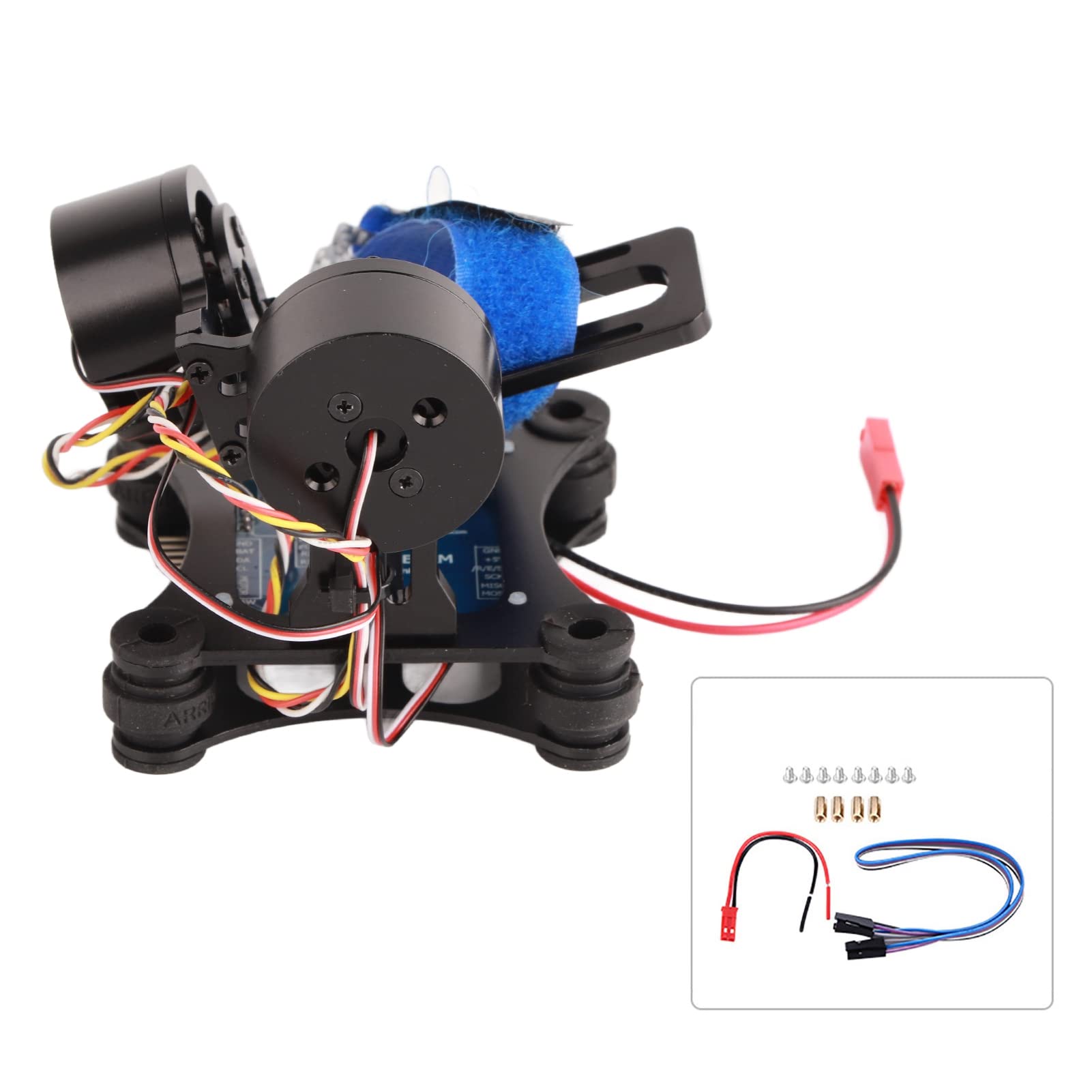 Fabater BGC 2.2 Metalowy Bezszczotkowy do Kamery 3/3+/4 RC Drone Część RTF ze Stopem Aluminium CNC, odporność na Wstrząsy, Zasilanie 12V (BLACK)